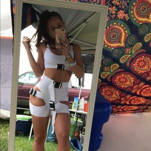 Dolls Kill | Shorts | Buckle Spandex 
